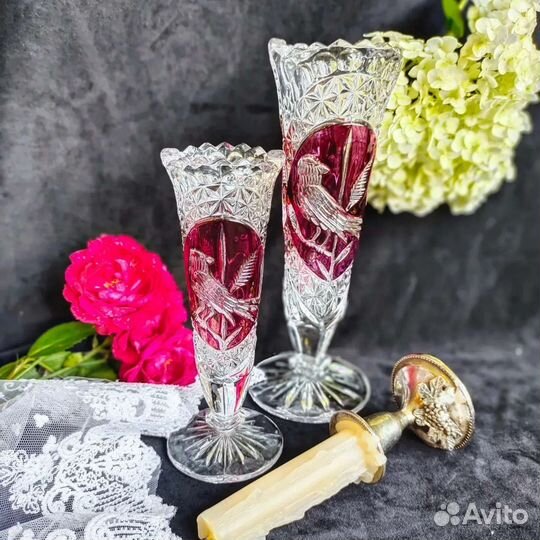 Хрусталь Германия Ваза Конфетница