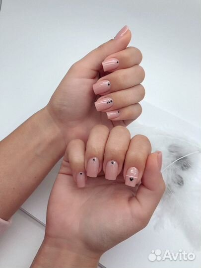 Маникюр наращивание