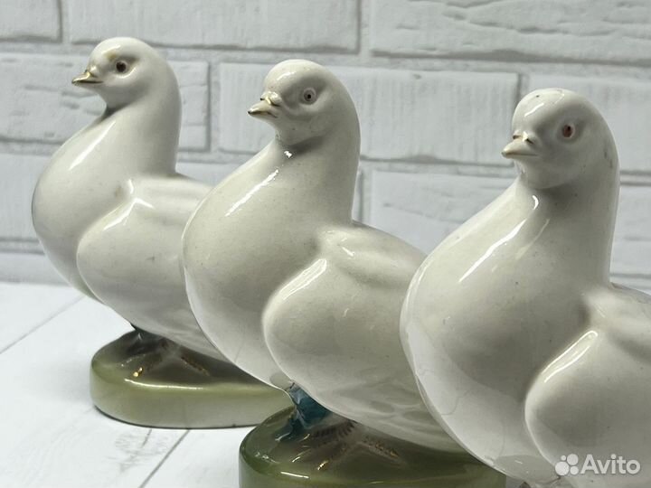 Фарфор Голубь