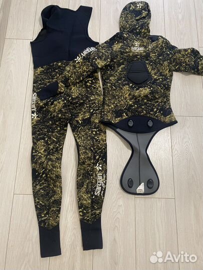 Гидрокостюм + комплект для подводной охоты Sargan