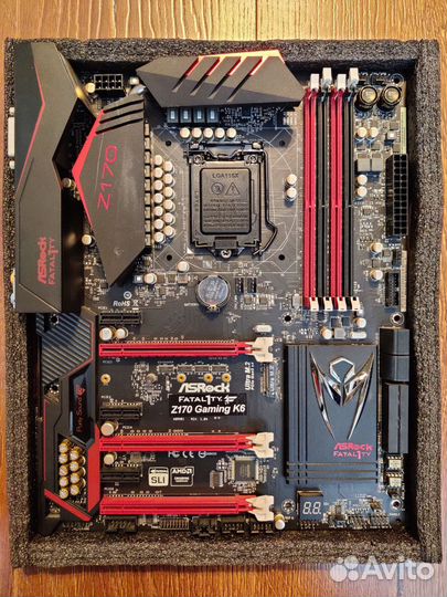 Материнская плата Asrock Z170 K6 под ремонт