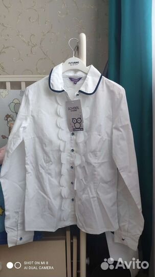 Блузка школьная праздничная