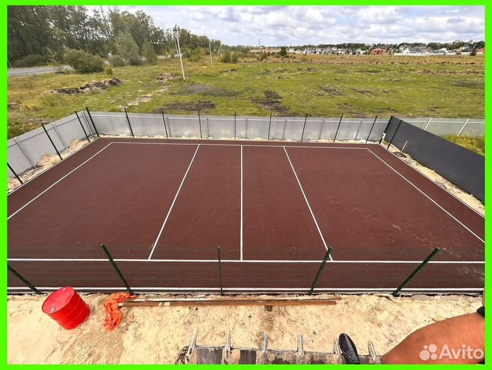 Резиновое покрытие для спортивных площадок
