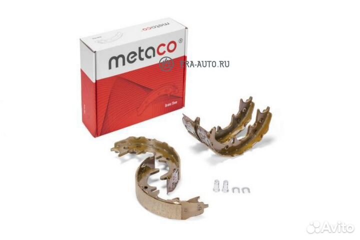 Metaco 3030-012 Колодки ручного тормоза к-кт Toyot