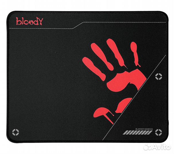 Коврик для мыши A4Tech Bloody BP-50M, черный/рисун