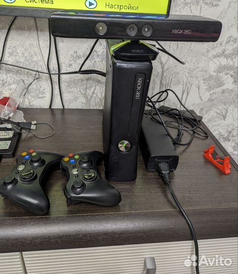 Xbox 360 slim прошитый 500 гб freeboot