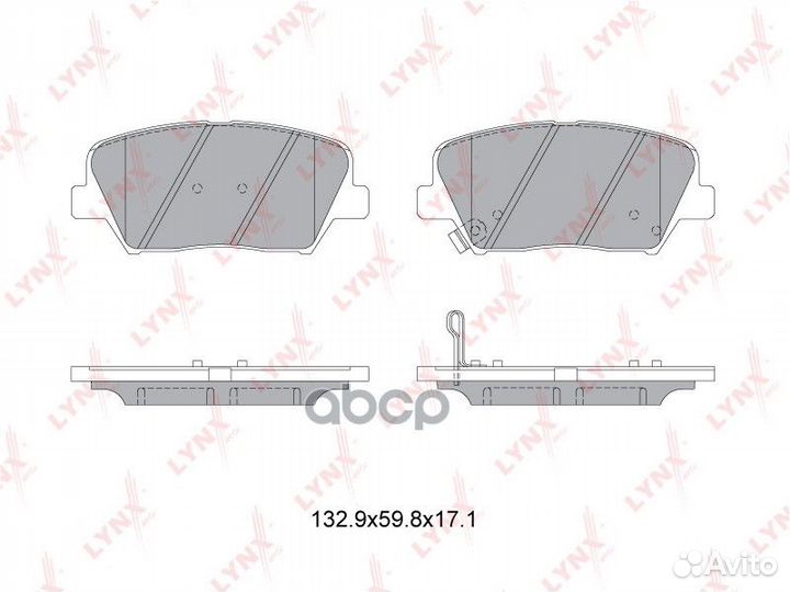 Колодки тормозные BD-3630 lynxauto