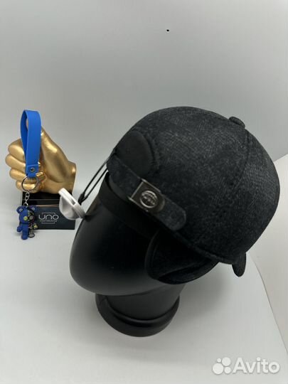 Кепка зимняя с ушами 60