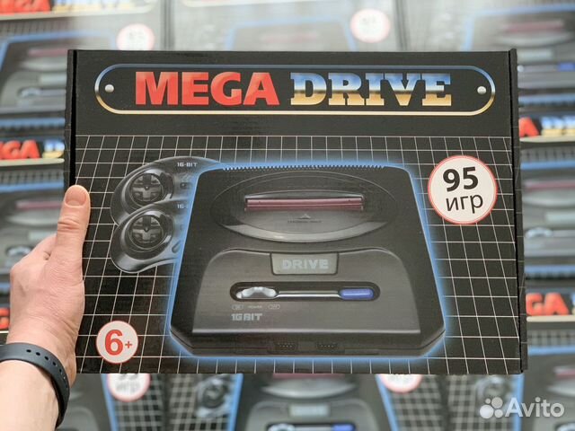 Sega Mega Drive 2 + 95 игр