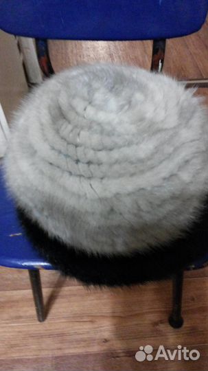 Шапка вязаная норка