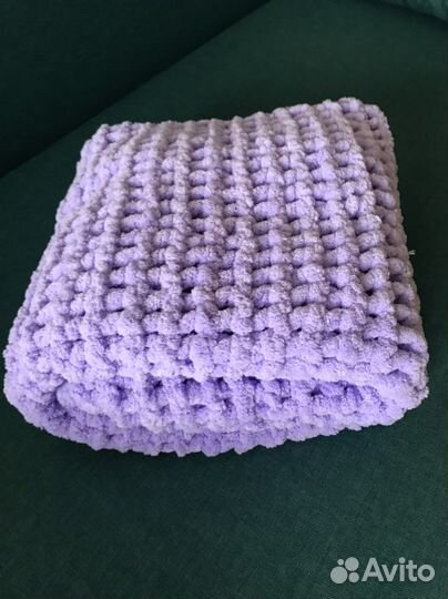 Плед детский вязаный ручная работа
