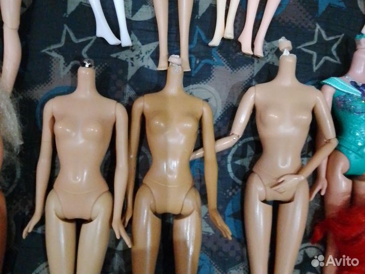 Лот тел Барби и аналогов, куклы