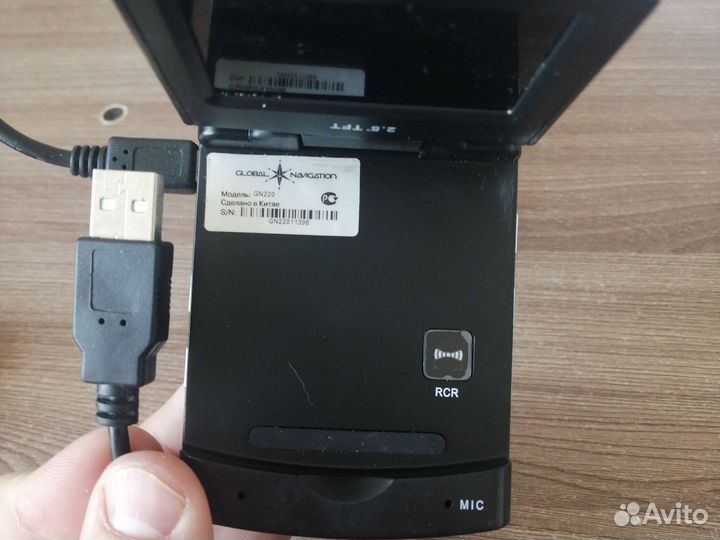 Видеорегистратор с креплением и картой памяти