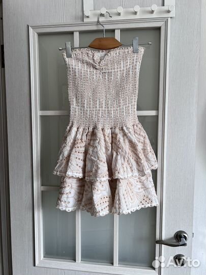 Платье бюстье хлопок ришелье