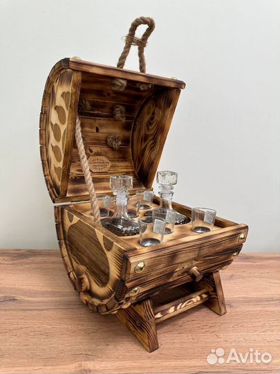 Мини бар бочка