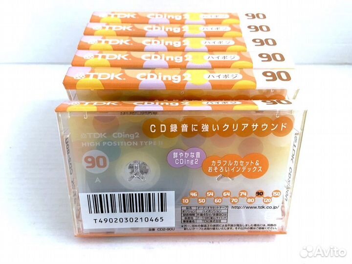 Аудиокассета кассета TDK CDing 2 90 - 2002 г