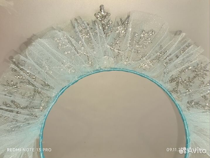 Ободок со снежинками