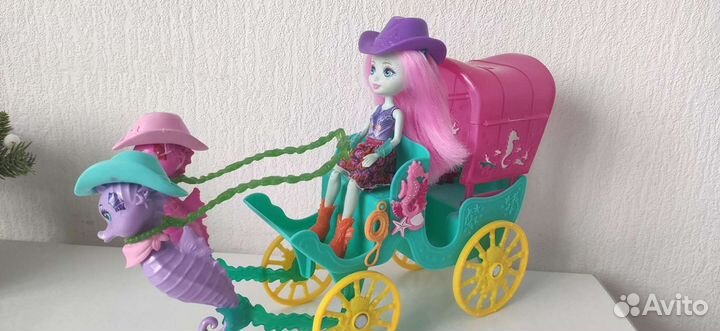 Enchantimals редкие морские коньки и краб