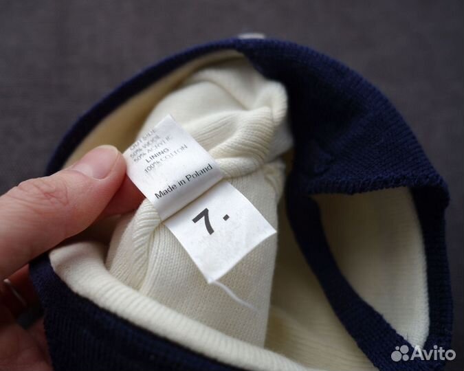 Шапочка вязаная детская