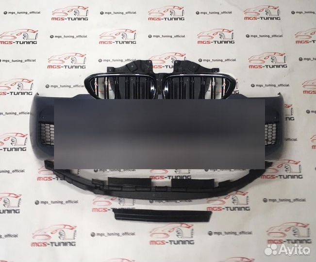Передний бампер BMW G30 стиль м5 ф90 + ноздри #1