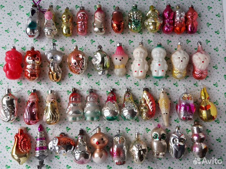 Елочные игрушки СССР