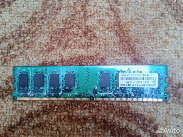 Оперативная память DDR l-800 CL5