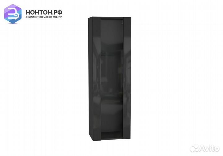 Шкаф навесной Point тип-21 черный глянец / черный