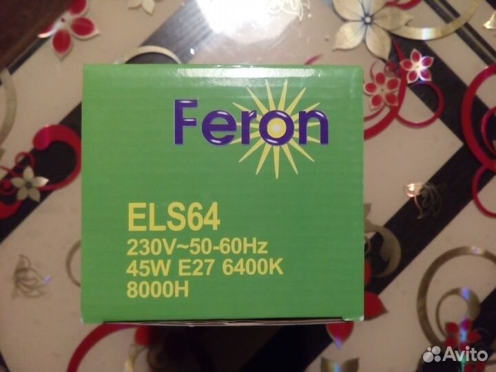 Энергосберегающая лампа Feron ELS64