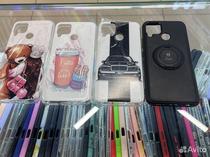 Чехлы и защитные стекла Realme C15