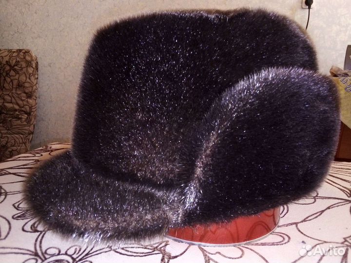 Меховая мужская кепка