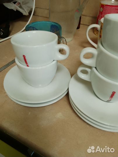 Кофейный набор на 5 персон новый