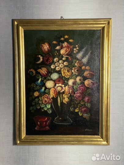 Антикварная картина. Италия