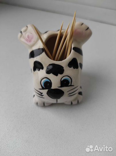 Подставка для зубочисток котёнок