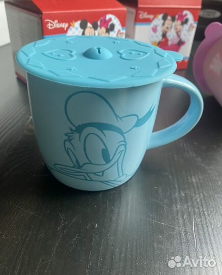 Новая кружка Disney с силиконовой крышкой