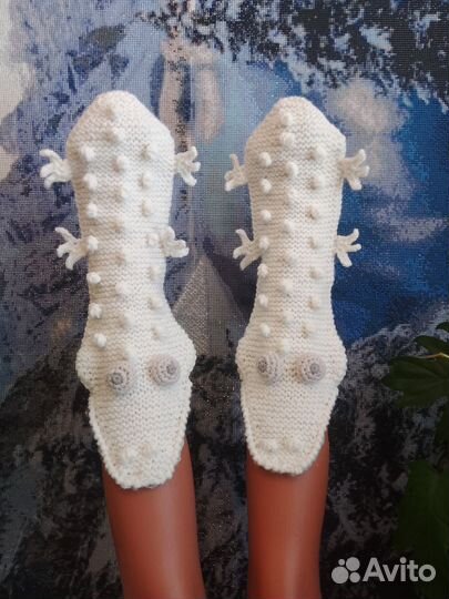 Носки вязаные ручной работы