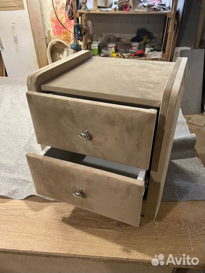 Мягкая тумбочка в любом цвете