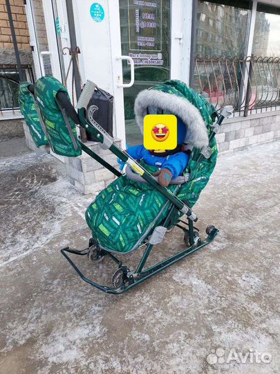 Санки коляска ника 7 8
