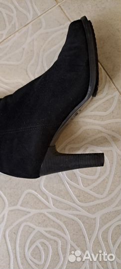 Зимние женские сапоги 38 натуральная замша