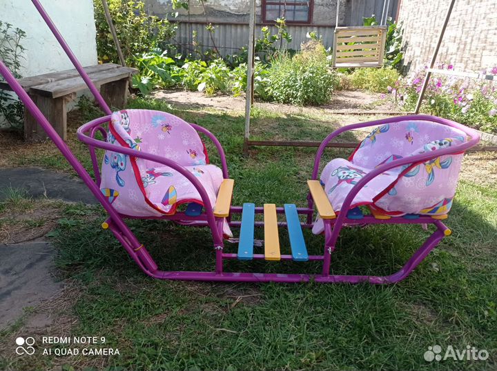 Детские зимние санки