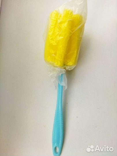 Губка для мытья бутылочек, бокалов, банок