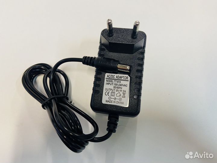 Блок питания 9v 2a. Новый