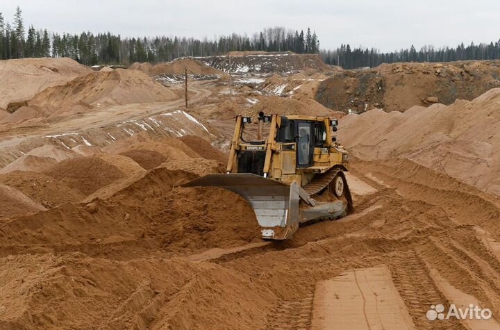 Песок карьерный