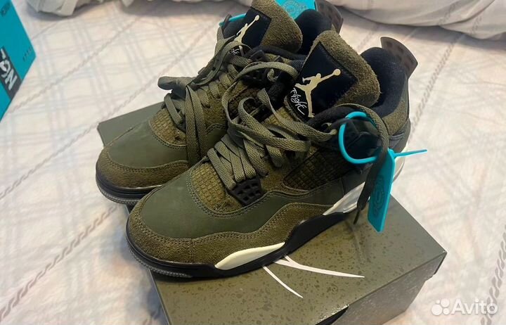 Nike air jordan 4 retro medium olive Оригинал