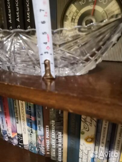 Ваза хрустальная