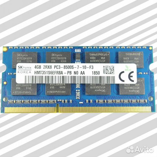 Оперативная память 4 gb sodimm ddr3 Hynix