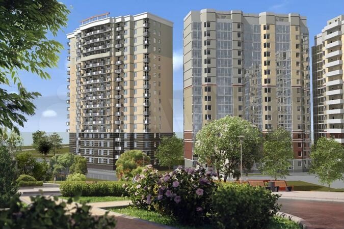 2-к. квартира, 58,8 м², 3/17 эт.