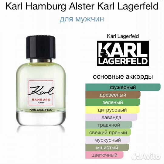 Туалетная вода Karl Lagerfeld Hamburg