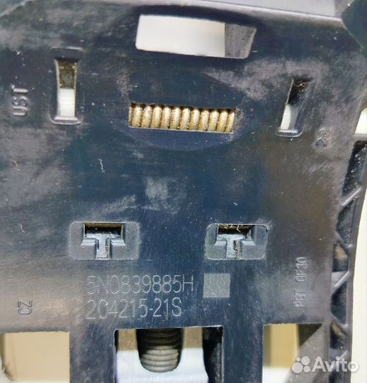 Ручка двери наружная VW Polo sedan Jetta Skoda