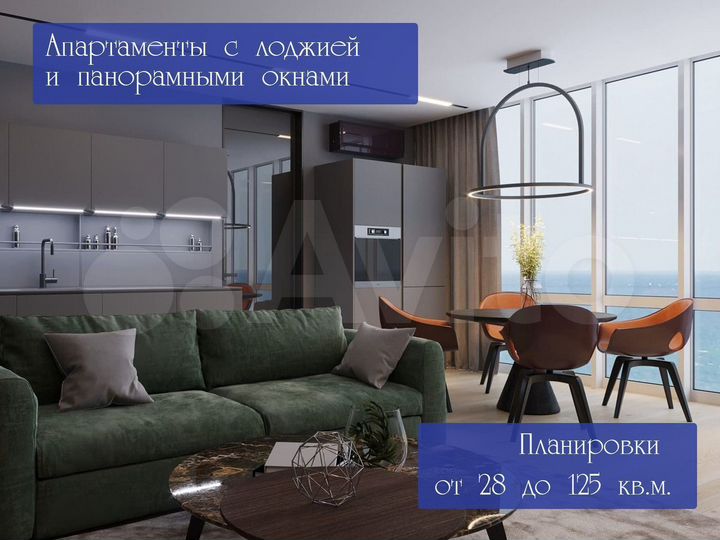 3-к. апартаменты, 62,1 м², 2/8 эт.