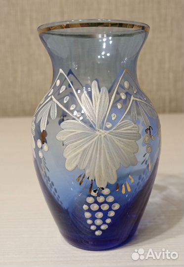 Ваза СССР, эмаль, позолота